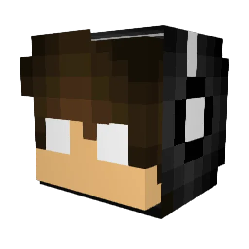 SH4D0W151 Minecraft avatar head, 3D render
