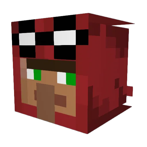 SHADOW129086 Minecraft avatar head, 3D render