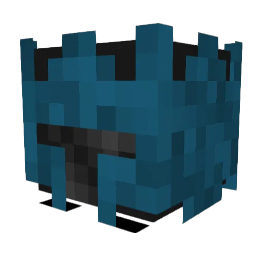 SHADOWKNlGHT13 Minecraft avatar head, 3D render