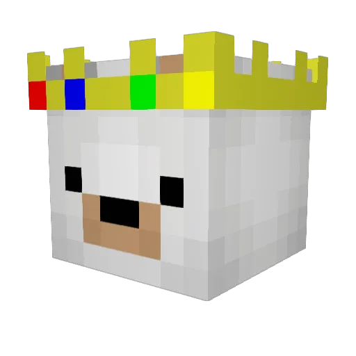 SHADOWrokukyu Minecraft avatar head, 3D render