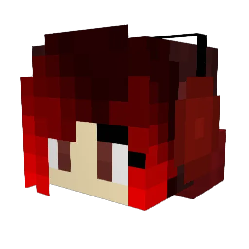 SHANEWP Minecraft avatar head, 3D render