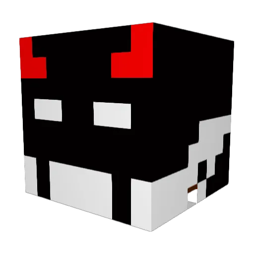 SHARKO78 Minecraft avatar head, 3D render