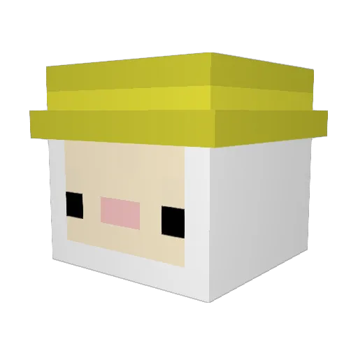 SHARKsz_ Minecraft avatar head, 3D render