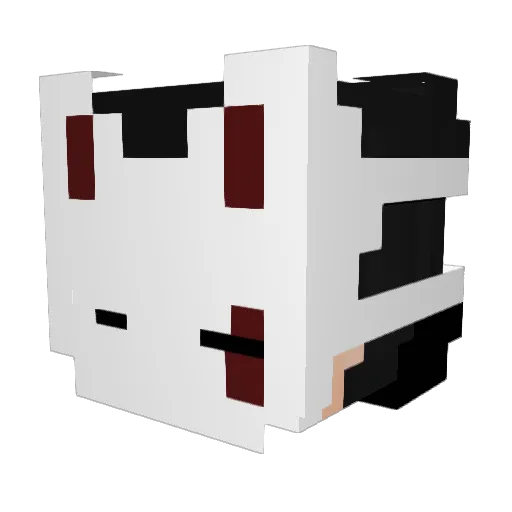 SHAUNI12 Minecraft avatar head, 3D render