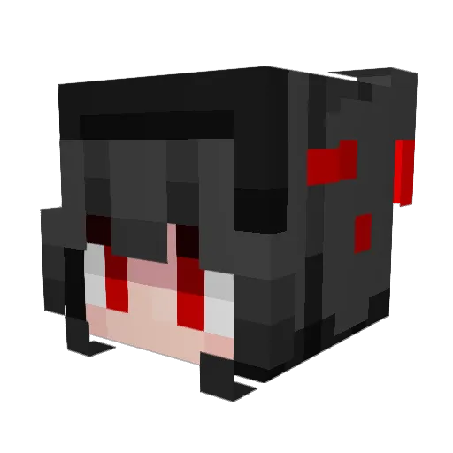 SHAWNA007 Minecraft avatar head, 3D render