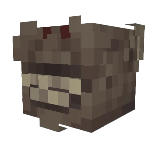 SHDOWMONARCH Minecraft avatar head, 3D render