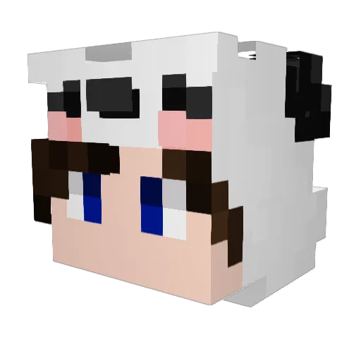 SHEEP_orz Minecraft avatar head, 3D render