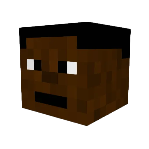 SHERYLACROW Minecraft avatar head, 3D render