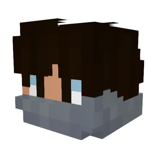 SHIA381 Minecraft avatar head, 3D render