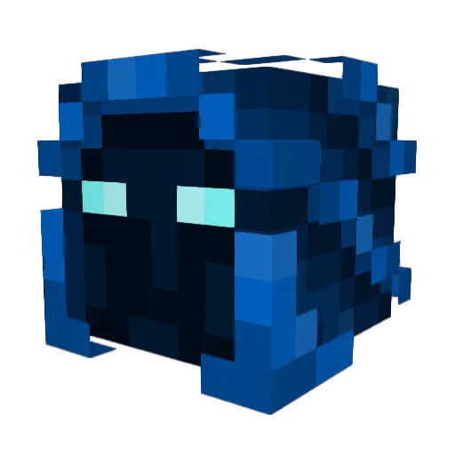 SHIELDO4 Minecraft avatar head, 3D render