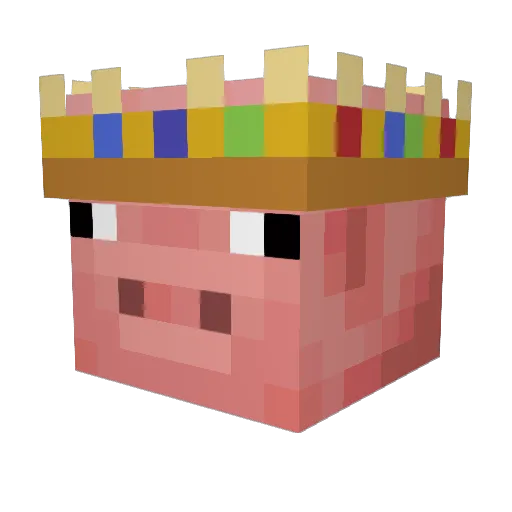 SHIFTYSOLUTIONS9 Minecraft avatar head, 3D render