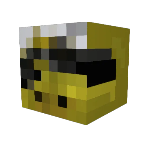 SHIMINGO Minecraft avatar head, 3D render