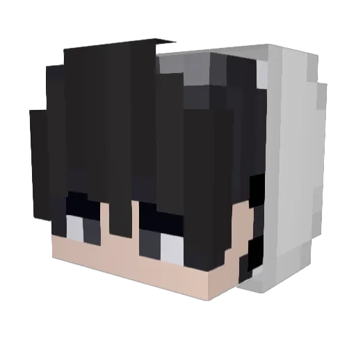 SHINOBI_INC Minecraft avatar head, 3D render