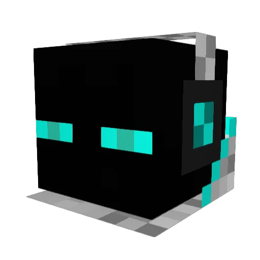 SHKOOL18 Minecraft avatar head, 3D render