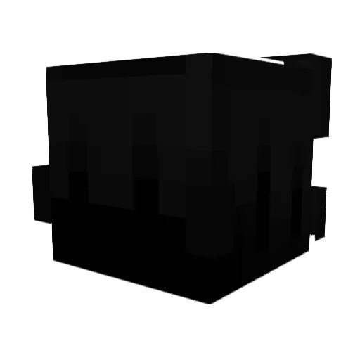 SHMercurial Minecraft avatar head, 3D render