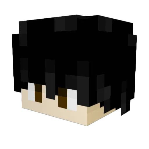SHNICKYYY Minecraft avatar head, 3D render
