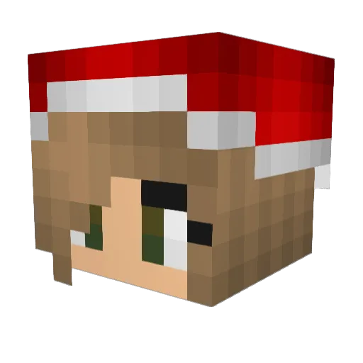 SHOCKWAVE_07 Minecraft avatar head, 3D render