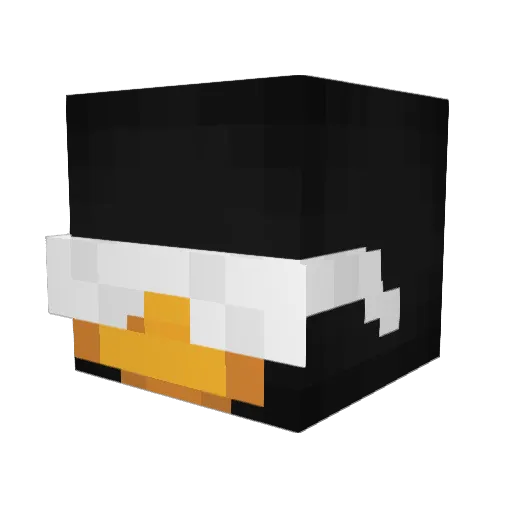 SHOCkZY1 Minecraft avatar head, 3D render