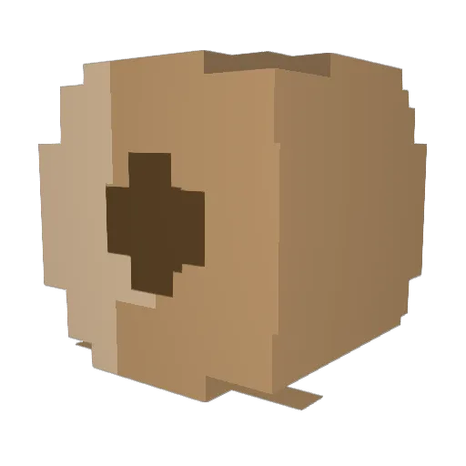 SHODOWBRIGHT Minecraft avatar head, 3D render