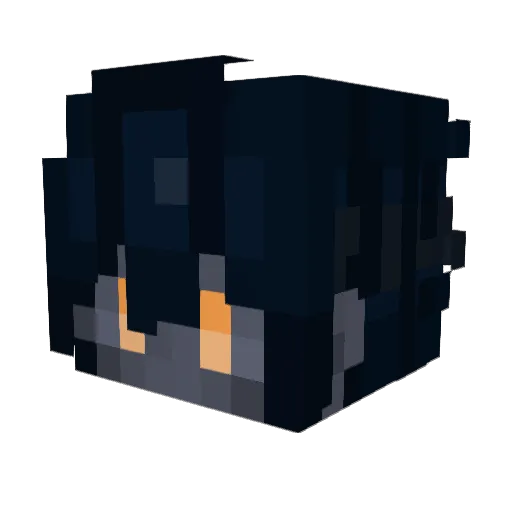 SHOVEDinaLOCKER Minecraft avatar head, 3D render