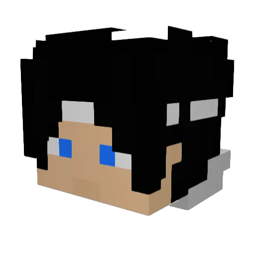 SHOX94 Minecraft avatar head, 3D render