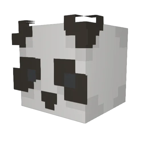 SHREDDER4356 Minecraft avatar head, 3D render