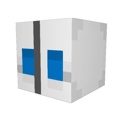 SHRON_ Minecraft avatar head, 3D render