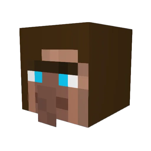 SHS_Oli Minecraft avatar head, 3D render
