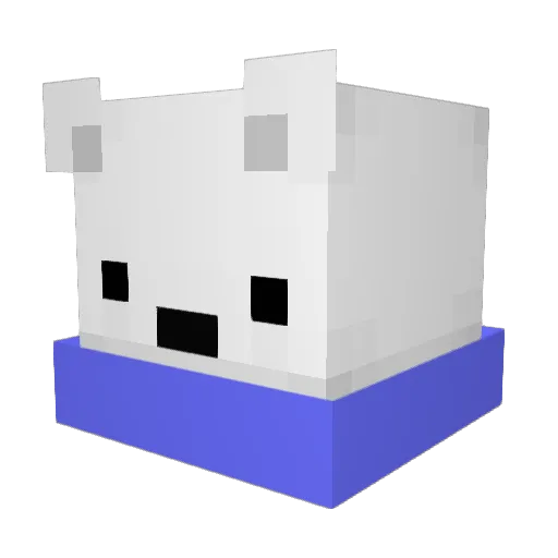 SHUKU1106 Minecraft avatar head, 3D render