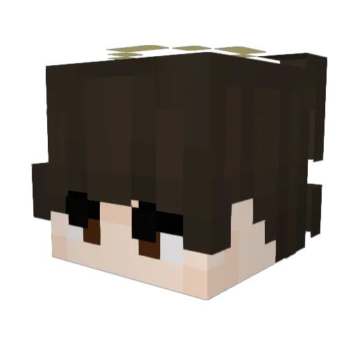 SHURiq Minecraft avatar head, 3D render