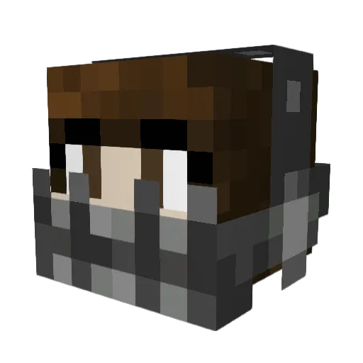 SHUTTTTUPPPP Minecraft avatar head, 3D render