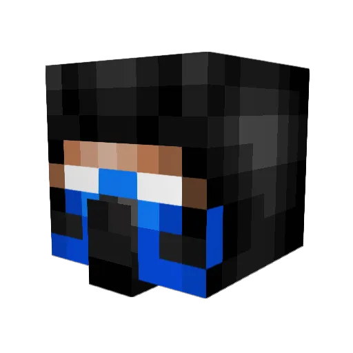 SHUT_YOUR_MOUTH Minecraft avatar head, 3D render