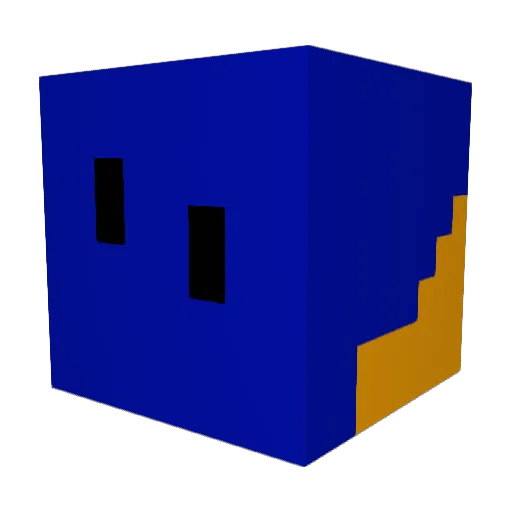SHWRaven Minecraft avatar head, 3D render