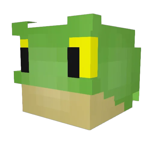 SHYAZ Minecraft avatar head, 3D render