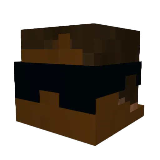 SHYSON723 Minecraft avatar head, 3D render