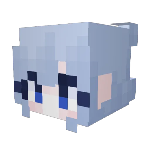 SH_512 Minecraft avatar head, 3D render