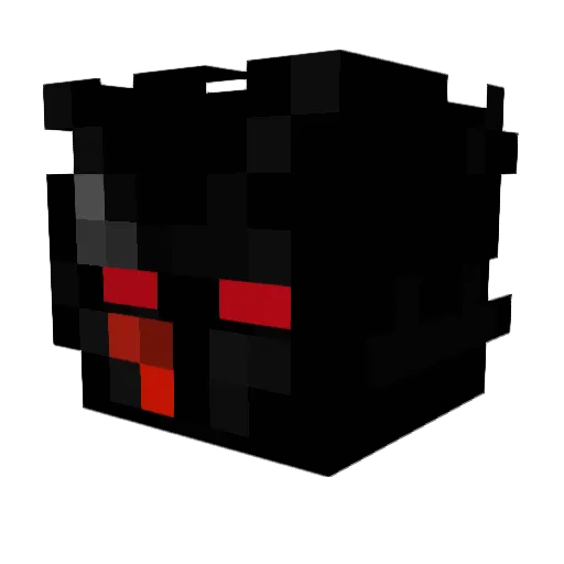 SH_DW Minecraft avatar head, 3D render