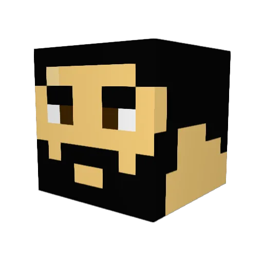 SH_Defender Minecraft avatar head, 3D render