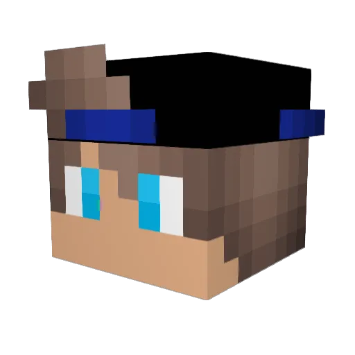SHaro5an_ Minecraft avatar head, 3D render
