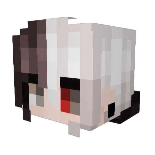 SHi137 Minecraft avatar head, 3D render