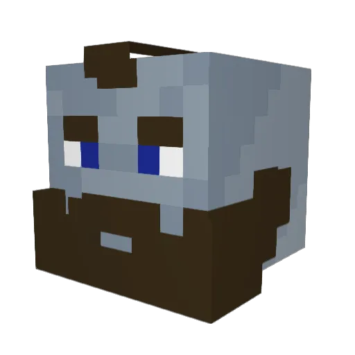 SIDtheDagger Minecraft avatar head, 3D render