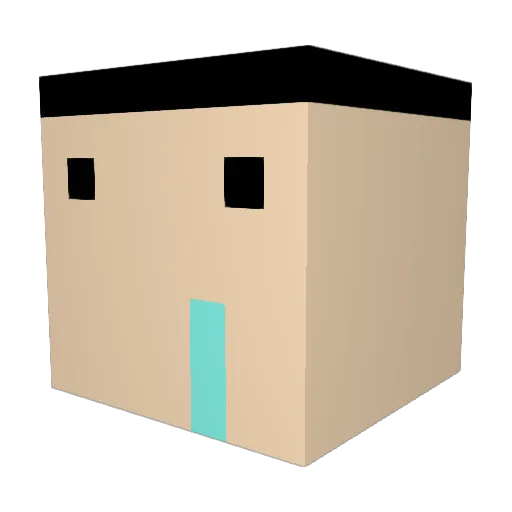 SIGMABOY0705 Minecraft avatar head, 3D render