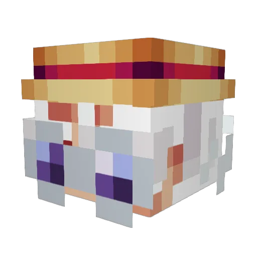 SIGMAPC Minecraft avatar head, 3D render