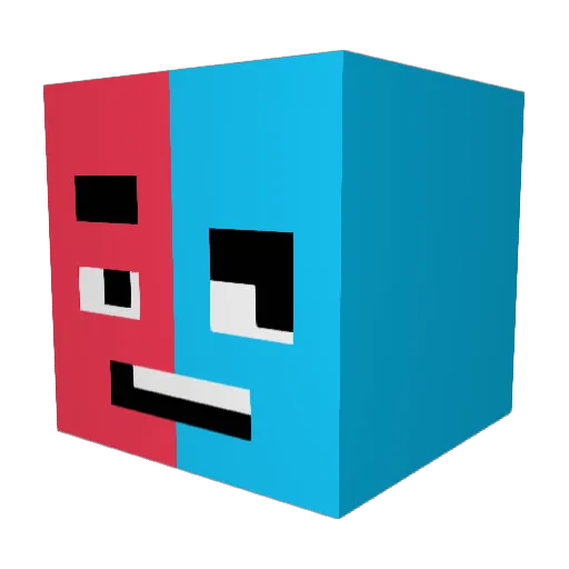 SILENT_NINJA_ZX Minecraft avatar head, 3D render