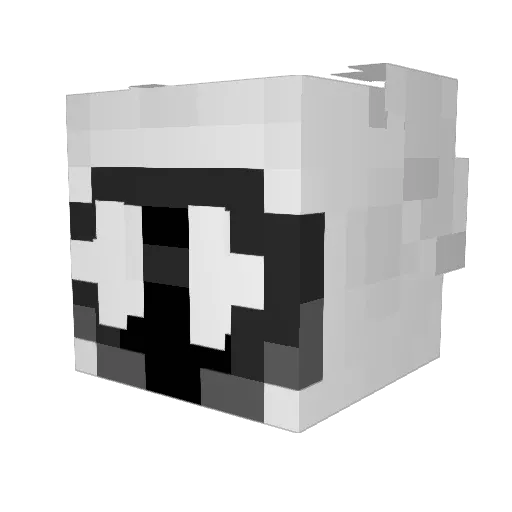 SILNL2010 Minecraft avatar head, 3D render