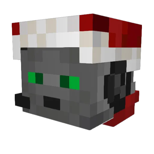 SILVAPAUDURAO Minecraft avatar head, 3D render