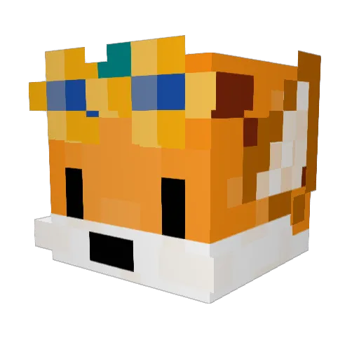 SIMBADATIGAA Minecraft avatar head, 3D render