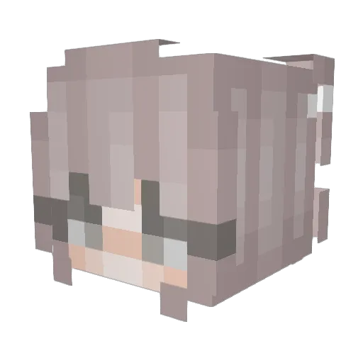 SIMMITIMMI Minecraft avatar head, 3D render