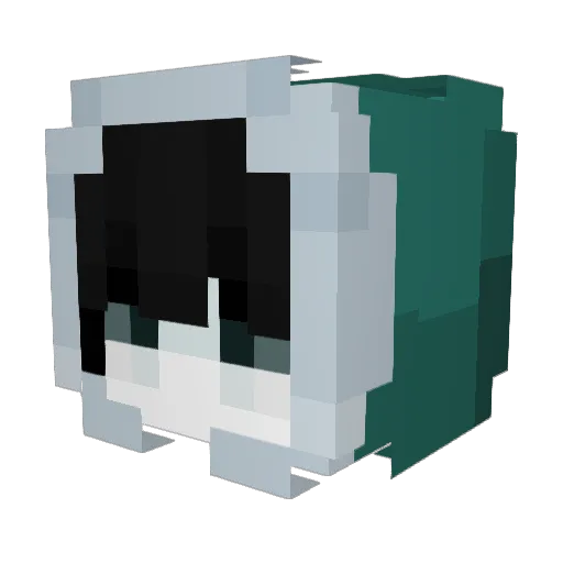 SIMPLESTEVE78 Minecraft avatar head, 3D render