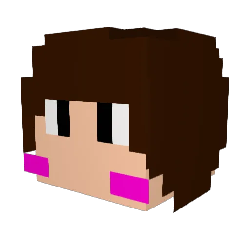 SIMPLE_LY Minecraft avatar head, 3D render